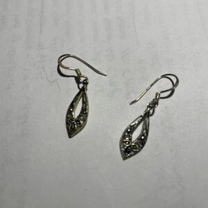 Elegant Silver Teardrop Earrings